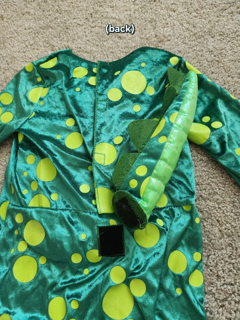 Kids Green Alligator Halloween Costume w/ Hood - 4T